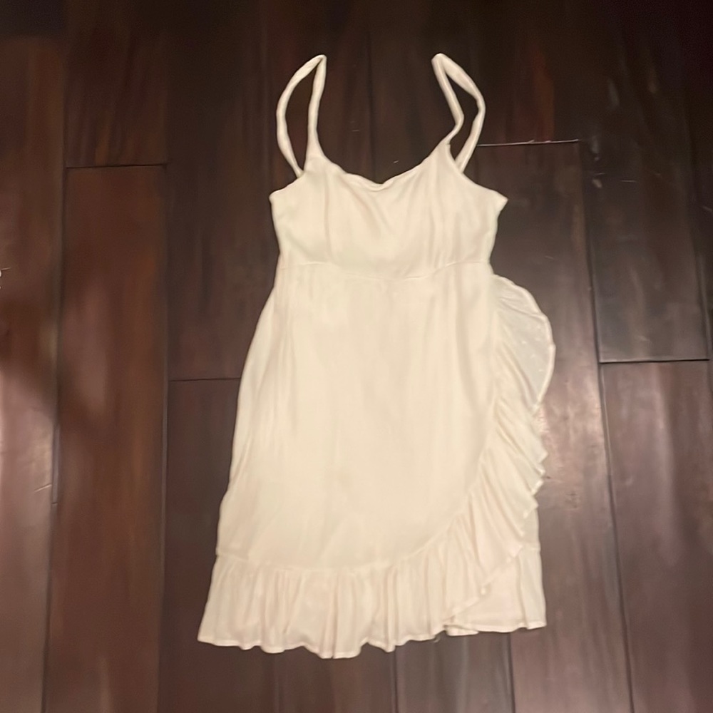 O’Neill white ruffle dress